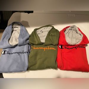 Boys XL Champion Hooded Sweatshirts